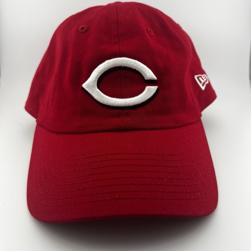 Cincinnati Reds New Era Strapback Hat Red MLB Baseball Cap One Size BLEMISH